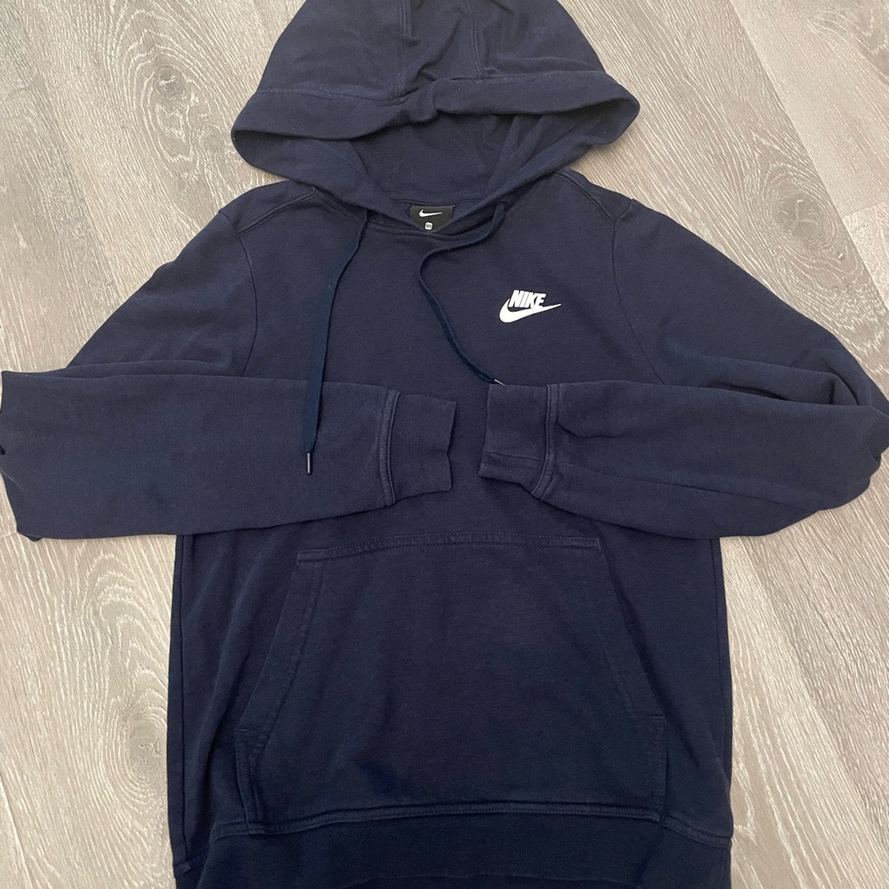 Nike Men's Dark Blue Hoodie